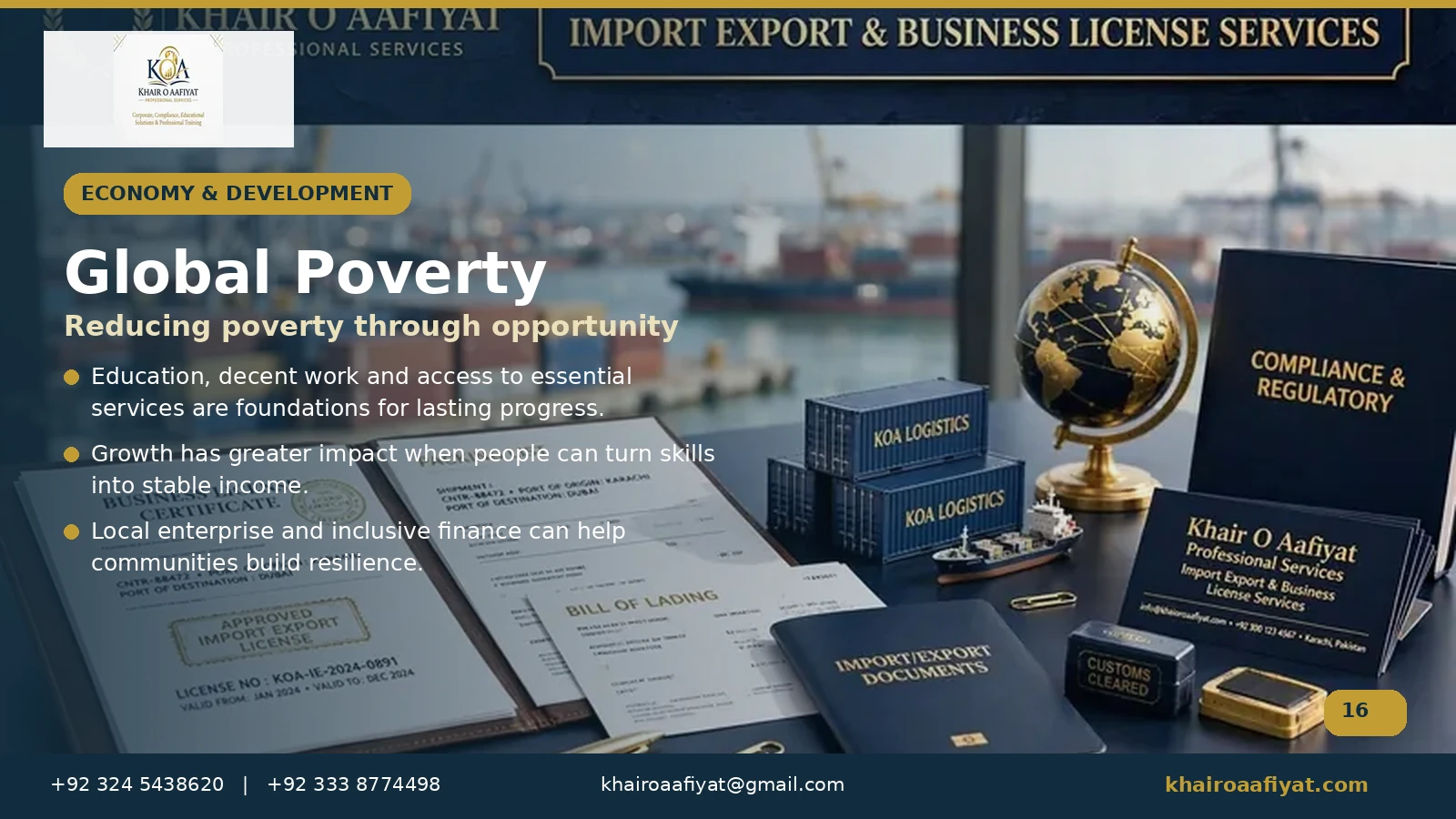 Global Poverty - Economy & Development