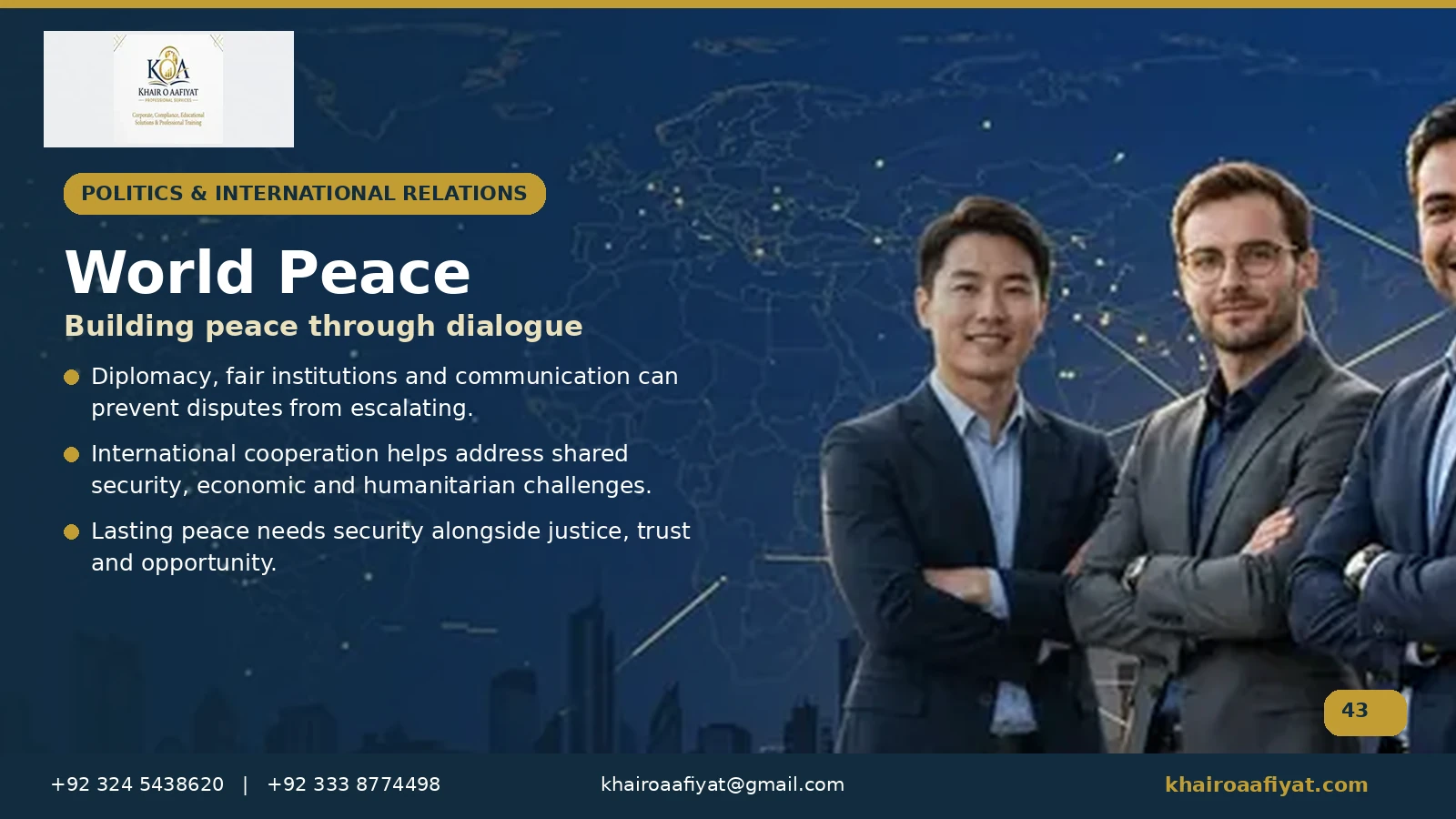 What Peace Negotiations Actually Involve